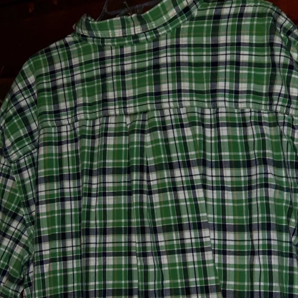 🍀3/15 St. John Bay Men's Flannel Plaid Shirt - Picture 5 of 6